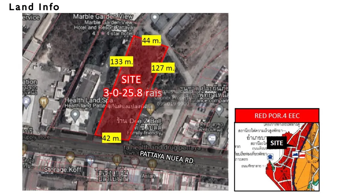 For Sale land 3 rai in Pattaya Nuea Chonburi , Na Kluea , Bang La 1