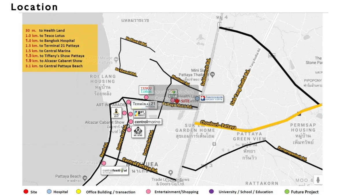 For Sale land 3 rai in Pattaya Nuea Chonburi , Na Kluea , Bang La 4