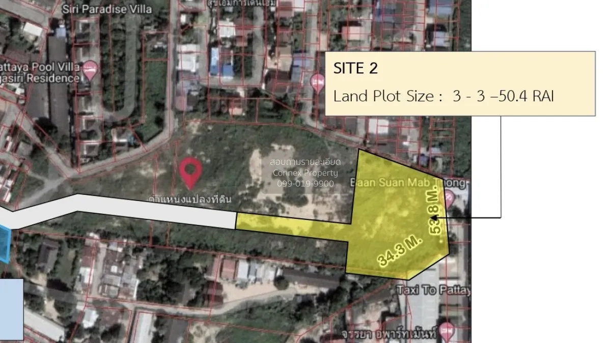 For Sale land 3-3-50.4 rai in Pattaya Chonburi , Mueang Phata , B 1