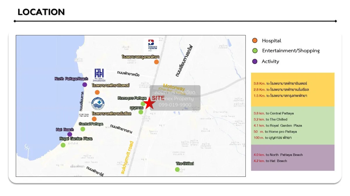 For Sale land 3-3-50.4 rai in Pattaya Chonburi , Mueang Phata , B
