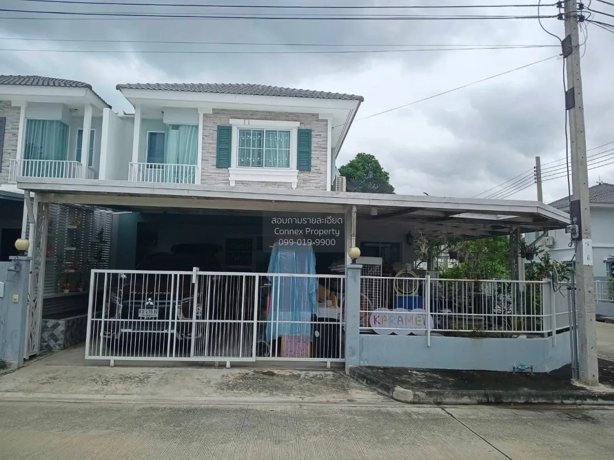 For Sale House , Villaggio Prachauthit 90 , corner unit , wide fr 1