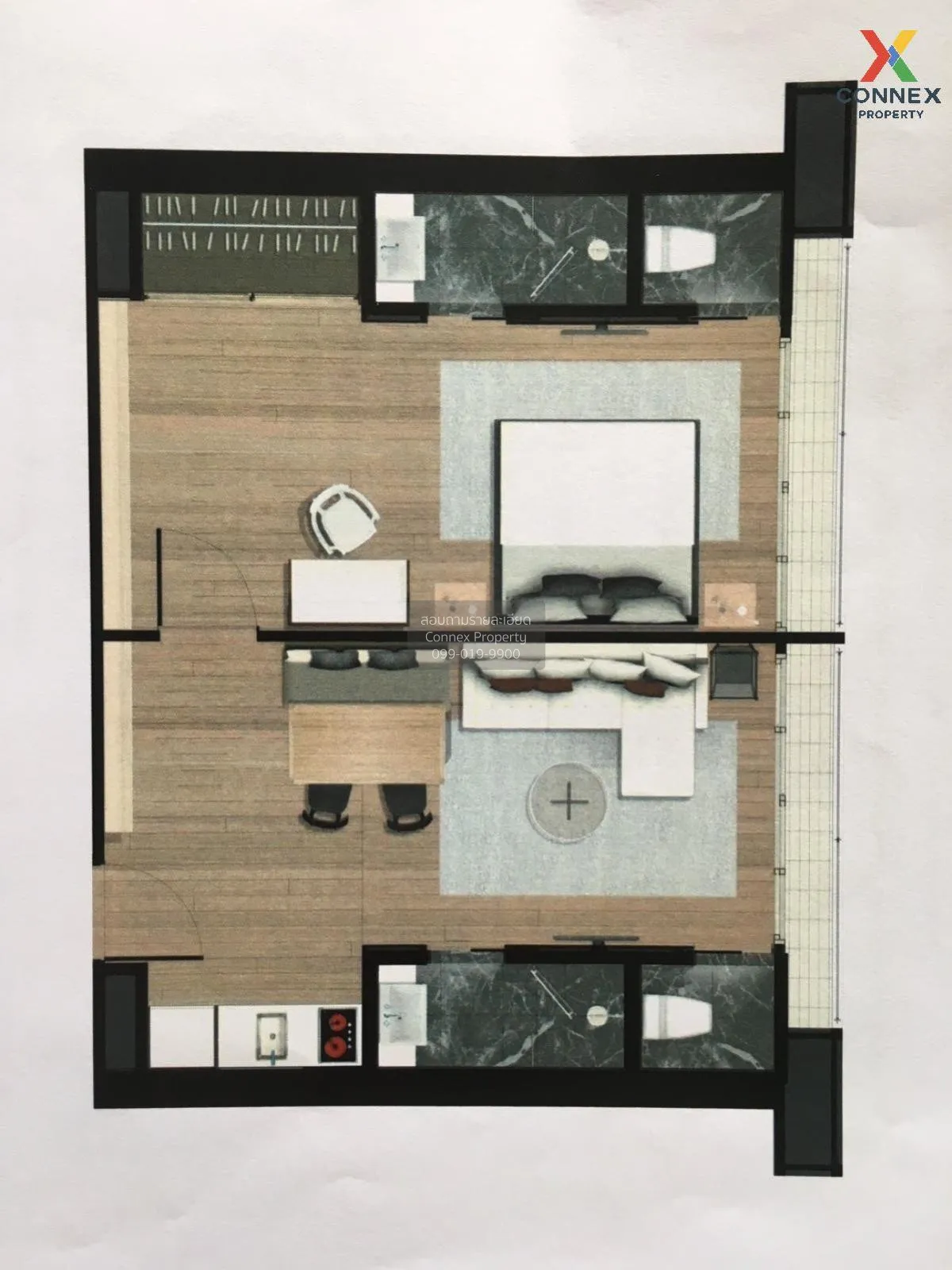 เช่าคอนโด  พาร์ค ออริจิ้น พร้อมพงษ์ BTS-พร้อมพงษ์ คลองตัน เขต คลอ