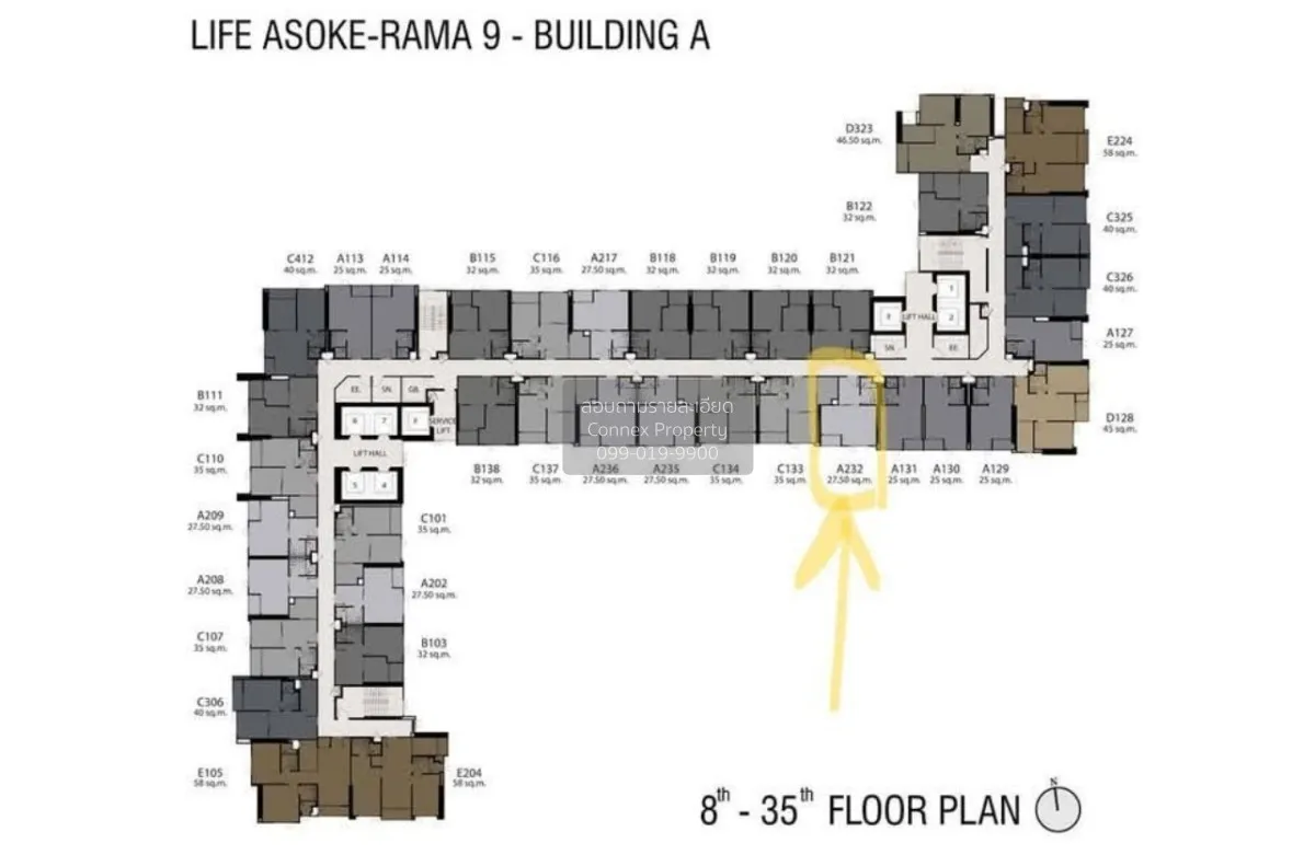 For Sale Condo , Life Asoke - Rama 9 , MRT-Phra Ram 9 , Makkasan 