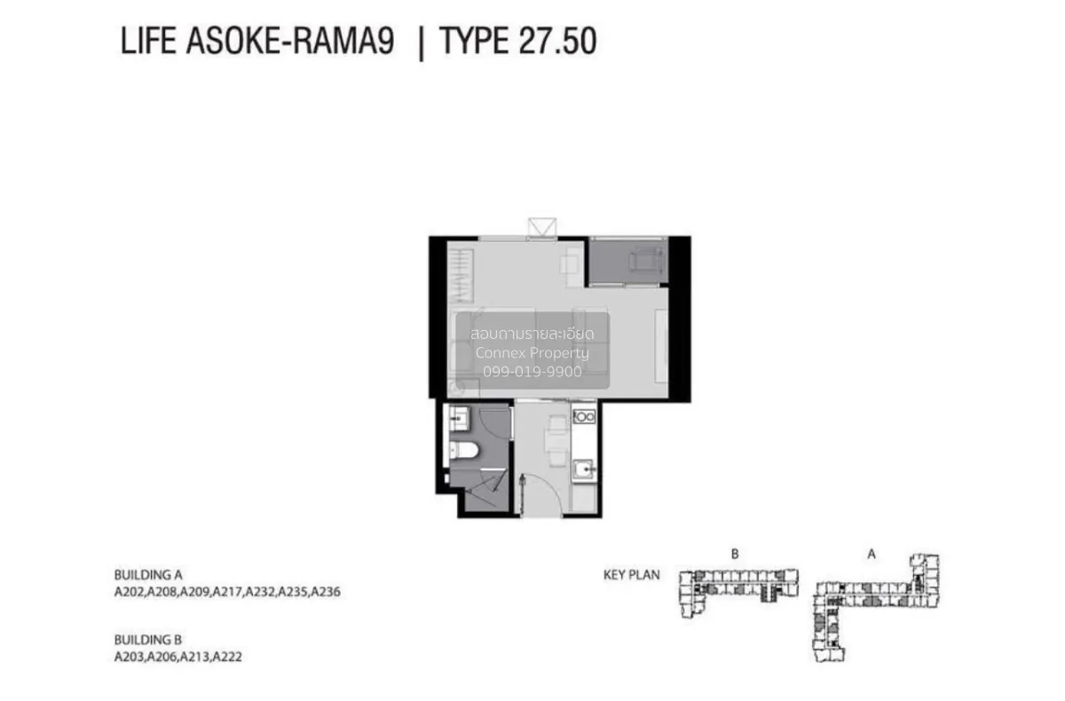 For Sale Condo , Life Asoke - Rama 9 , MRT-Phra Ram 9 , Makkasan 