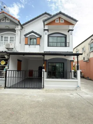 For Sale Townhouse/Townhome  , Silpakarn Park 5  Wongwaen - Rattanathibet , corner unit , wide frontage , newly renovated , Phimonrat , Bang Bua Thong , Bangkok , CX-164335