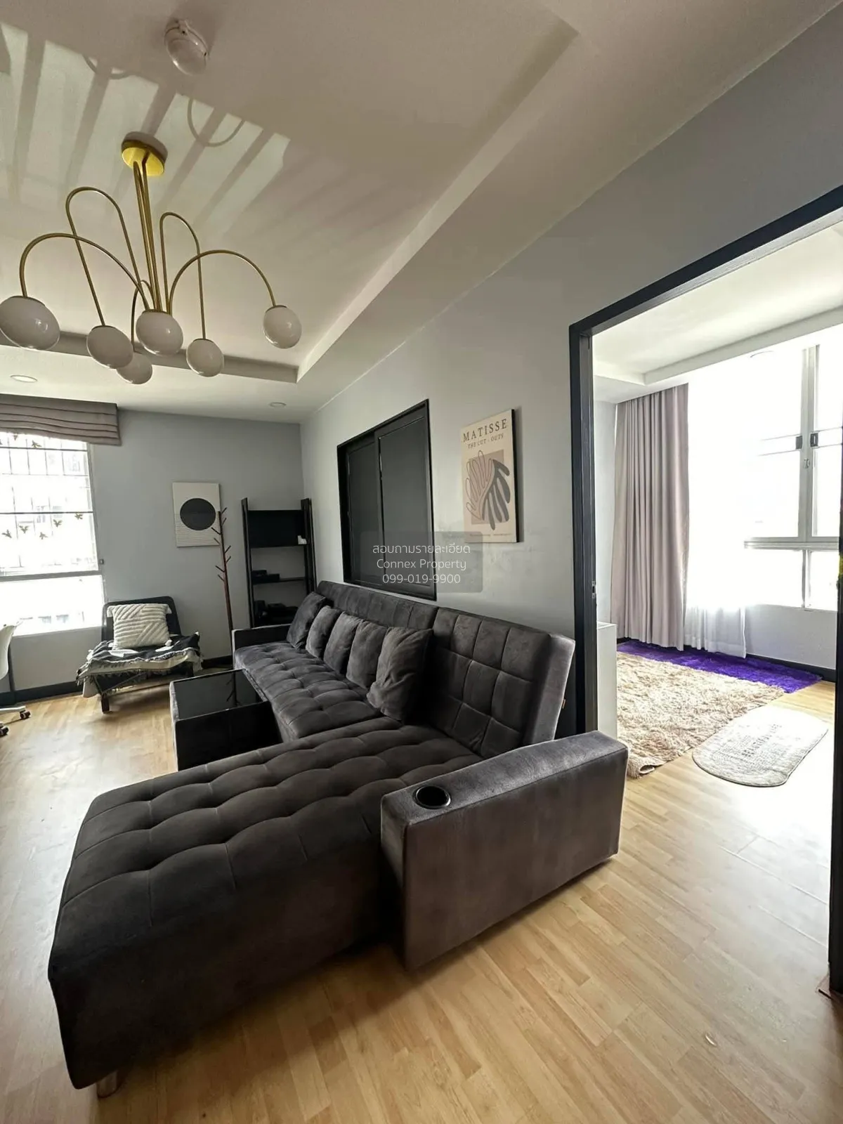 For Rent Condo , Ratchada City 18 , nice view , high floor , corn 3