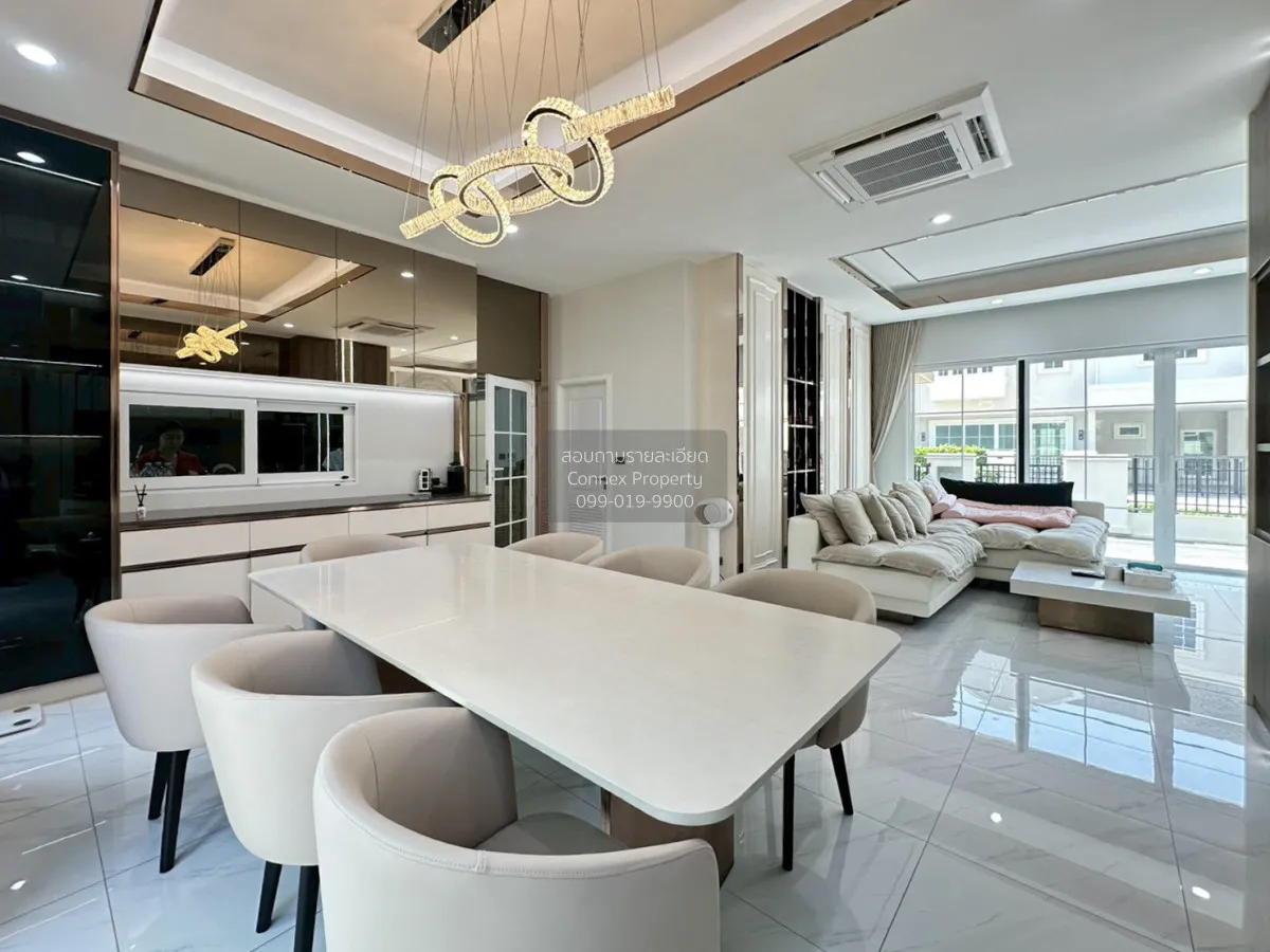 ขายบ้านหรู ติดถนนใหญ่ แต่งครบ พร้อมอยู่  เดอะ เมเธียส ราชพฤกษ์ - 
