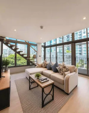 For Rent Condo , T4 Thonglor Residence , nice view , wide frontage , BTS-Thong Lo , Khlong Tan Nuea , Thawi Watthana , Bangkok , CX-165496