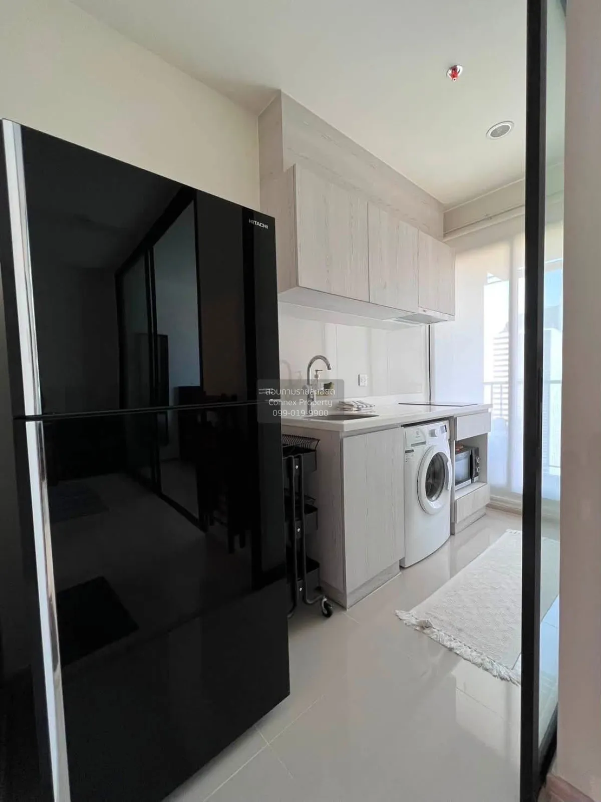 For Rent Condo , Life Asoke , nice view , high floor , MRT-Phetch 2