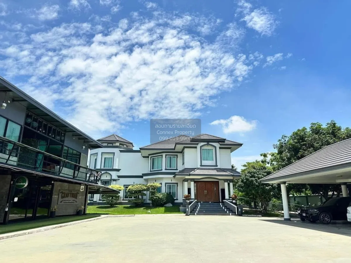 ขายบ้านเดี่ยว 2 ชั้น ขนาดใหญ่ มีสระว่ายน้ำ รังสิต คลองสอง หน้ากว้