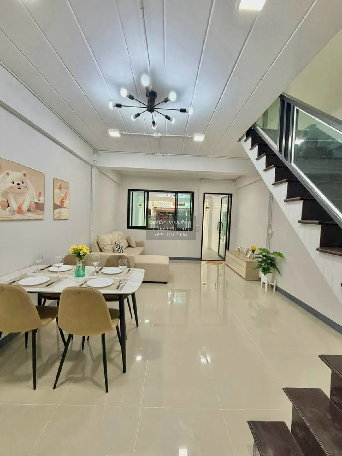 ขายทาวน์เฮ้าส์/ทาวน์โฮม  เรวดี 3 รีโนเวทใหม่ ตลาดขวัญ เมืองนนทบุร