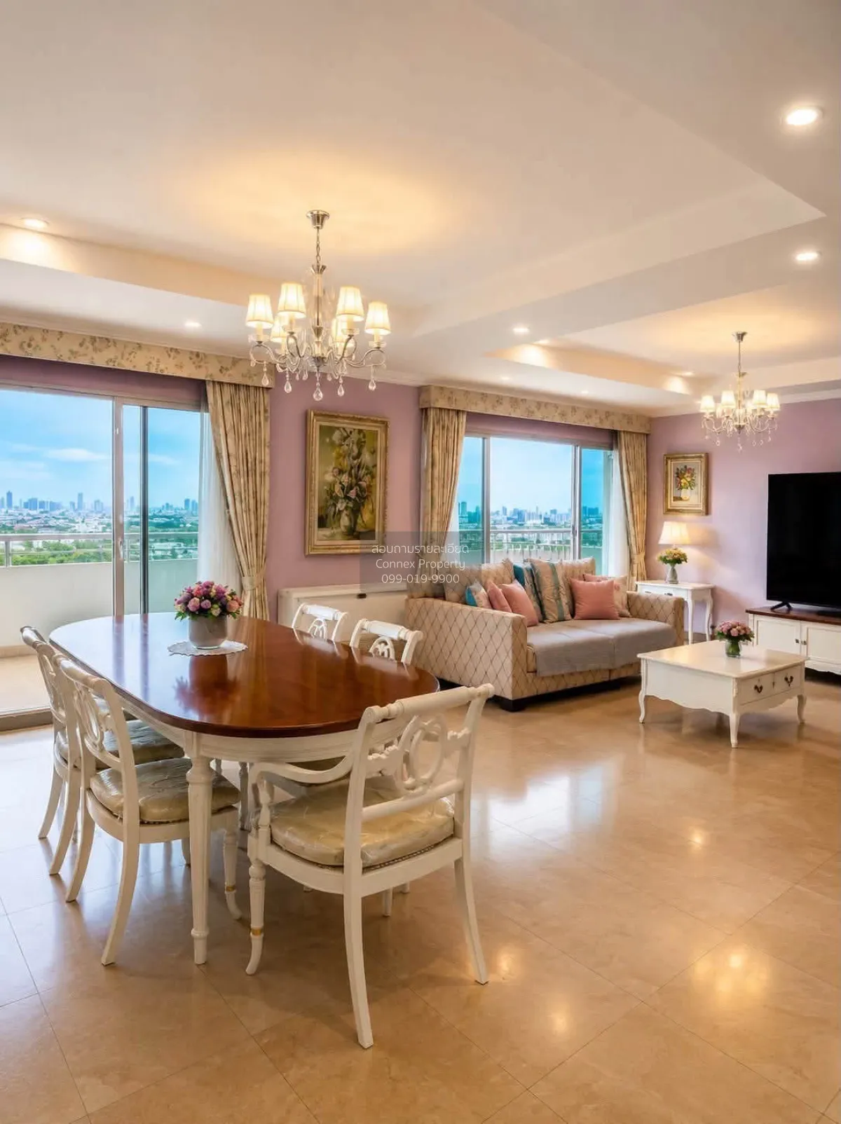 ขายคอนโด  บางกอก ริเวอร์ มารีนา วิวสวย ชั้นสูง ห้องมุม วิวแม่น้ำ  4