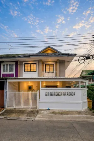 ขายบ้านเดี่ยว หลังมุม ไทรน้อย บางบัวทอง ห้องมุม หน้ากว้าง รีโนเวทใหม่ ไทรน้อย ไทรน้อย นนทบุรี CX-169028
