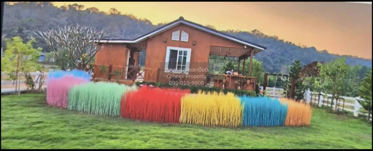 ขายบ้านสวนนางฟ้า ต. นาแขม  อ.กบินทร์บุรี ของ.ปราจีนบุรี วิวสวย หน
