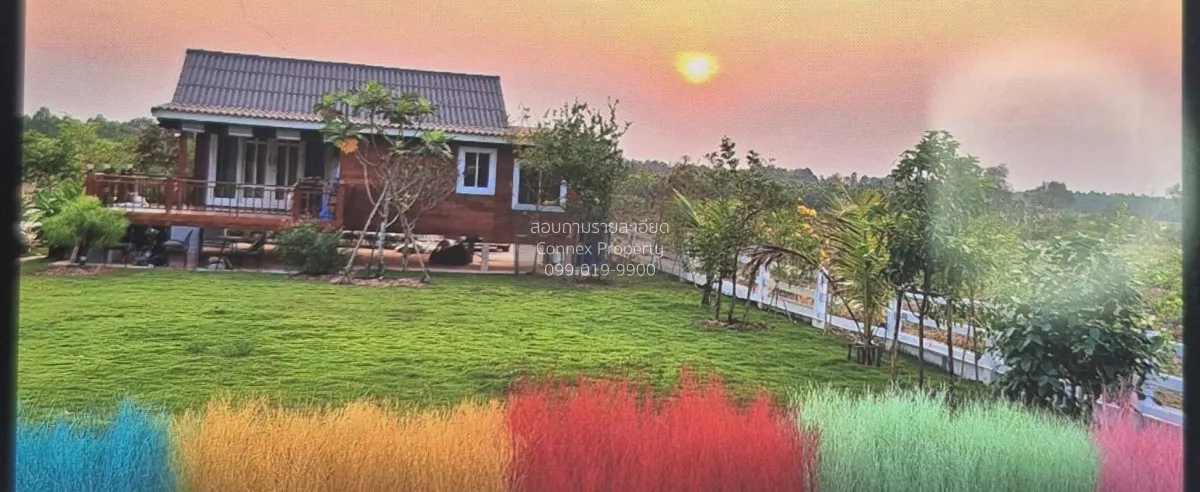 ขายบ้านสวนนางฟ้า ต. นาแขม  อ.กบินทร์บุรี ของ.ปราจีนบุรี วิวสวย หน