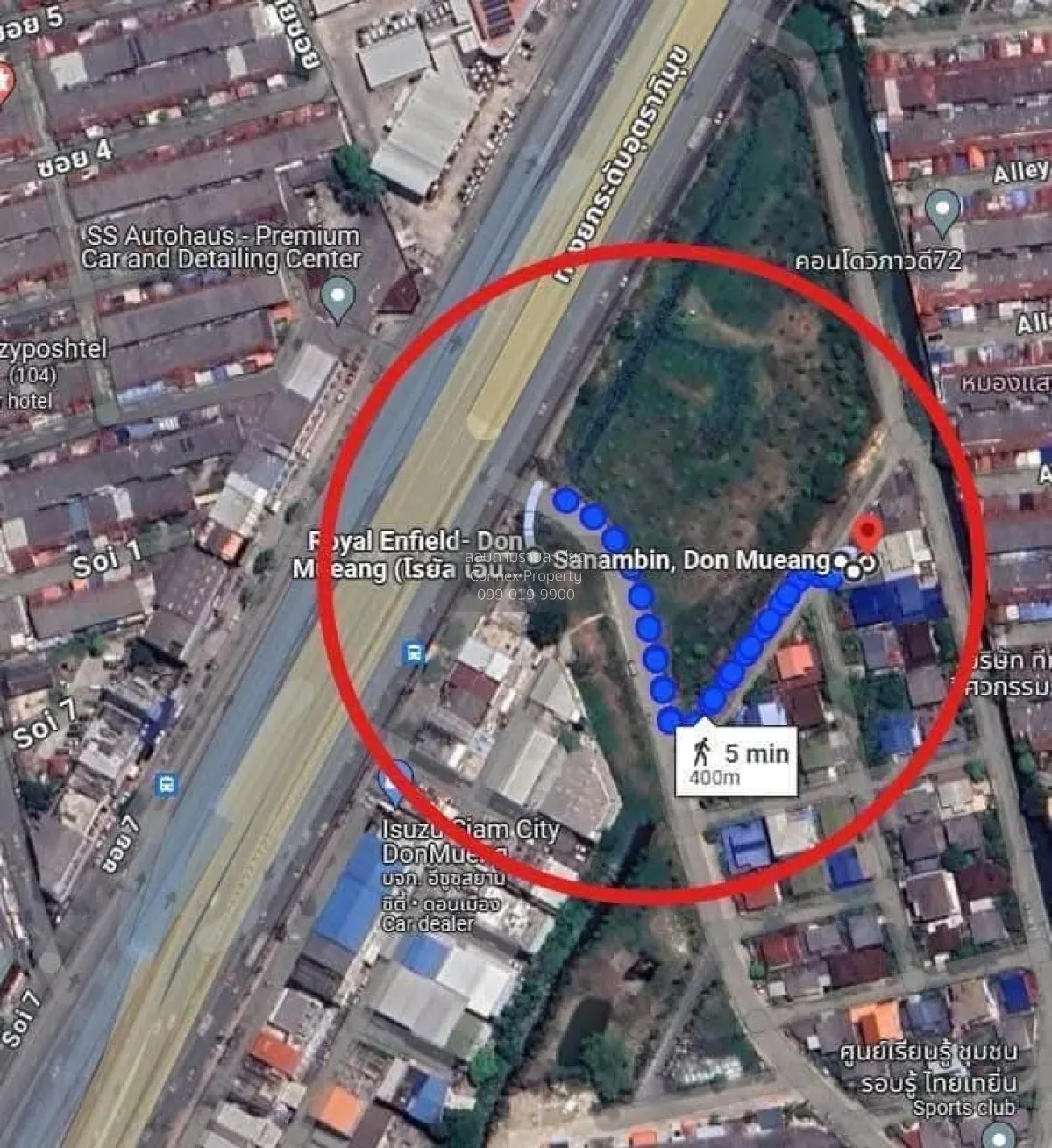 For Sale Thai teyin Village,Vibhavadi Rangsit  80 , corner unit ,