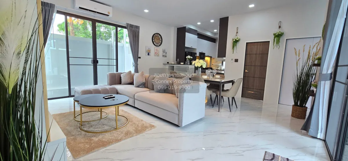 For Rent One - storey house, 400 square wa, Pong, Bang Lamung. ,  2