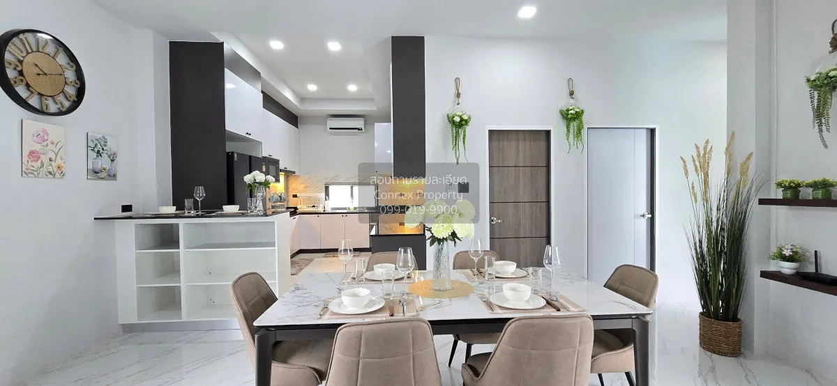For Rent One - storey house, 400 square wa, Pong, Bang Lamung. , 