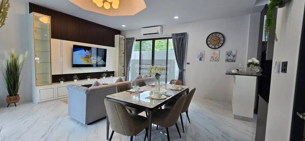For Rent One - storey house, 400 square wa, Pong, Bang Lamung. , 