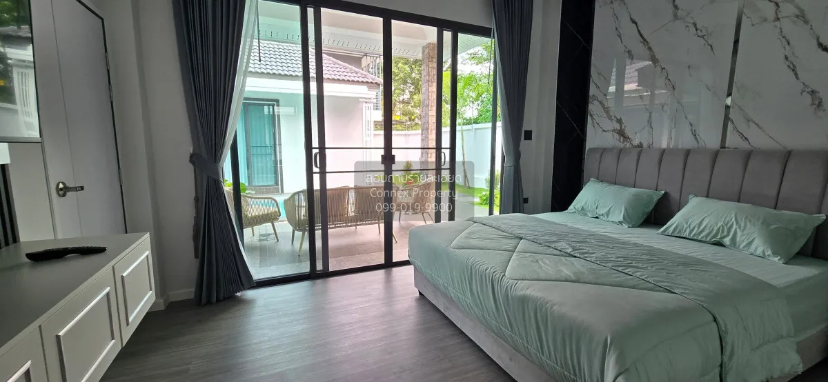 For Rent One - storey house, 400 square wa, Pong, Bang Lamung. , 