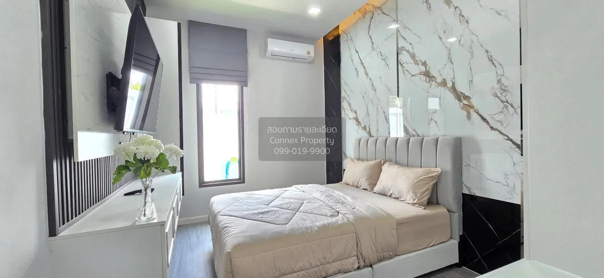 For Rent One - storey house, 400 square wa, Pong, Bang Lamung. , 