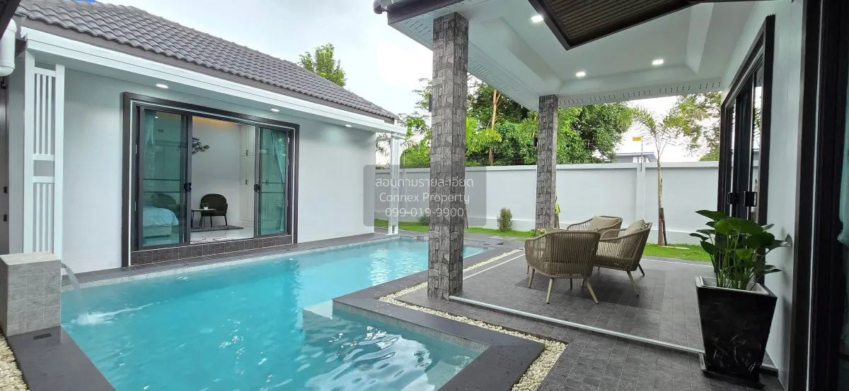 For Rent One - storey house, 400 square wa, Pong, Bang Lamung. , 