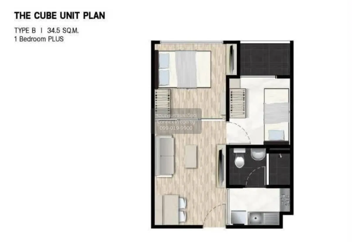For Rent Condo , The Cube Urban Sathorn - Chan , Wat Phraya Krai 