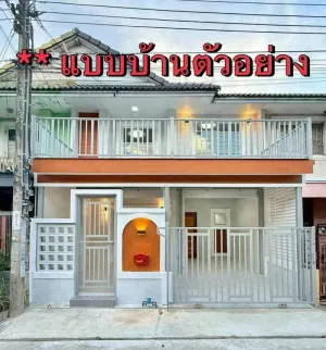 ขายทาวน์เฮ้าส์/ทาวน์โฮม  พฤกษา 18 บางใหญ่ (ซอยเเก้วอินทร์) หน้ากว้าง รีโนเวทใหม่ บางแม่นาง บางใหญ่ นนทบุรี CX-170246
