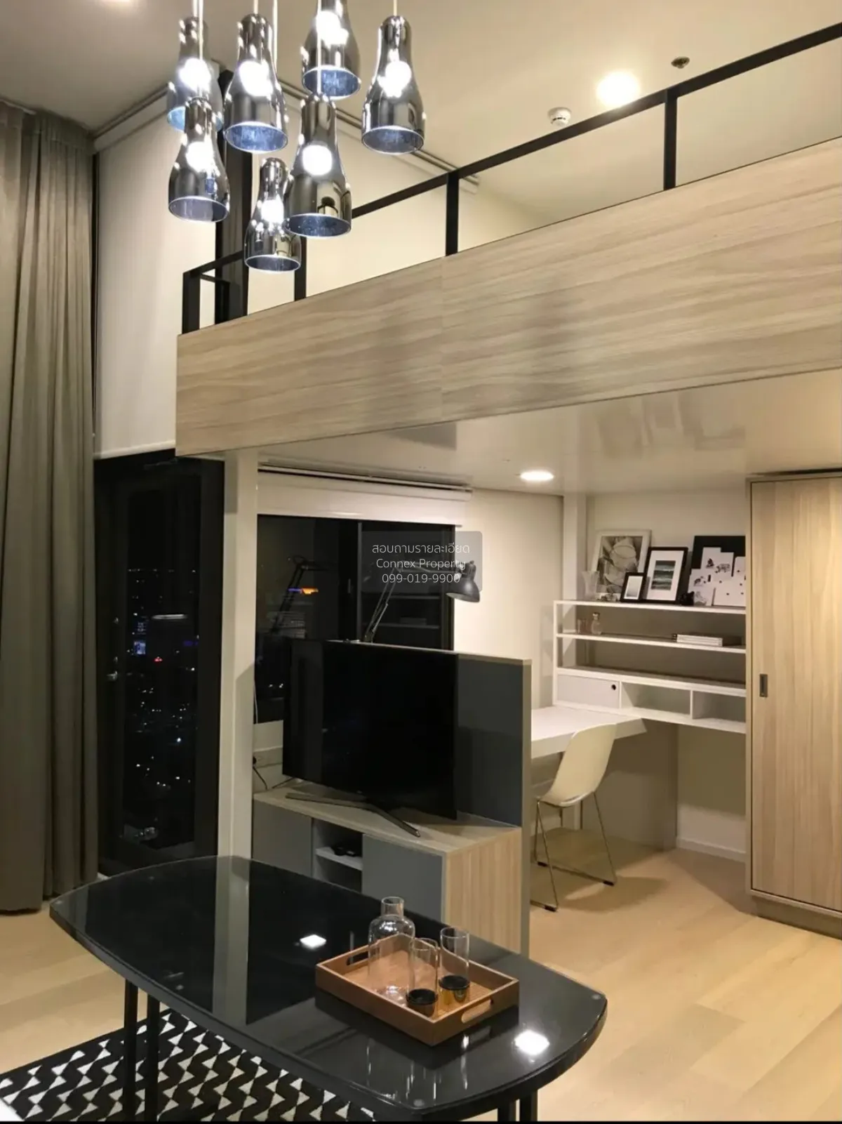 For Rent Condo , Chewathai Residence Asoke , Duplex , MRT-Phra Ra