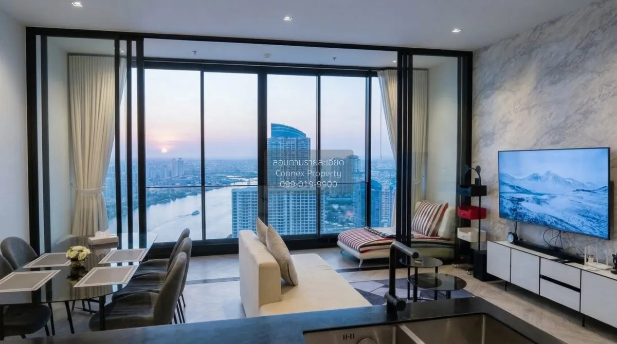 For Sale Condo , Chapter Charoenkrung - Riverside , nice view , h 1