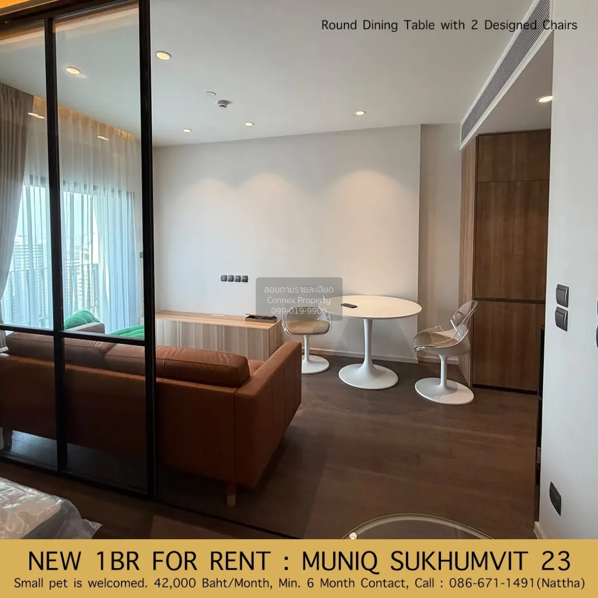 For Rent Condo , Muniq Sukhumvit 23 , BTS-Asok , Khlong Toei Nuea 4