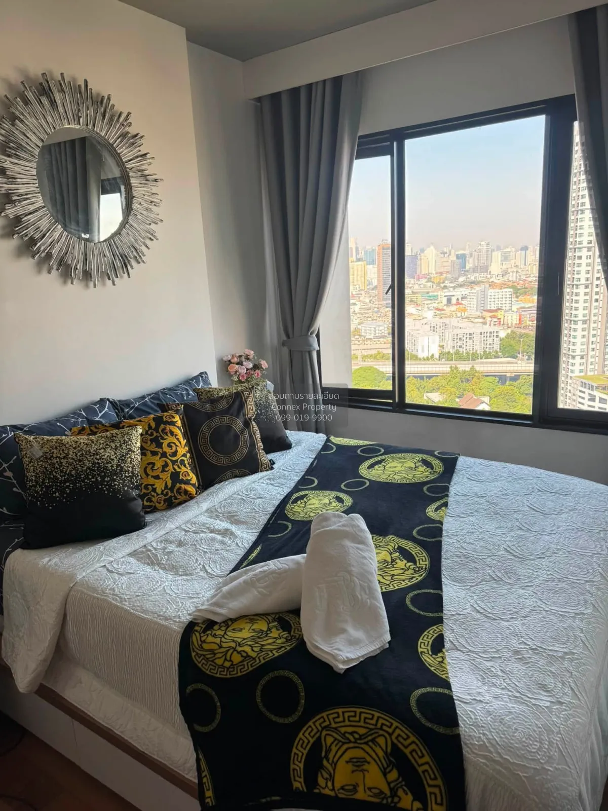 For Rent Condo , Blocs 77 , nice view , high floor , BTS-On Nut , 2