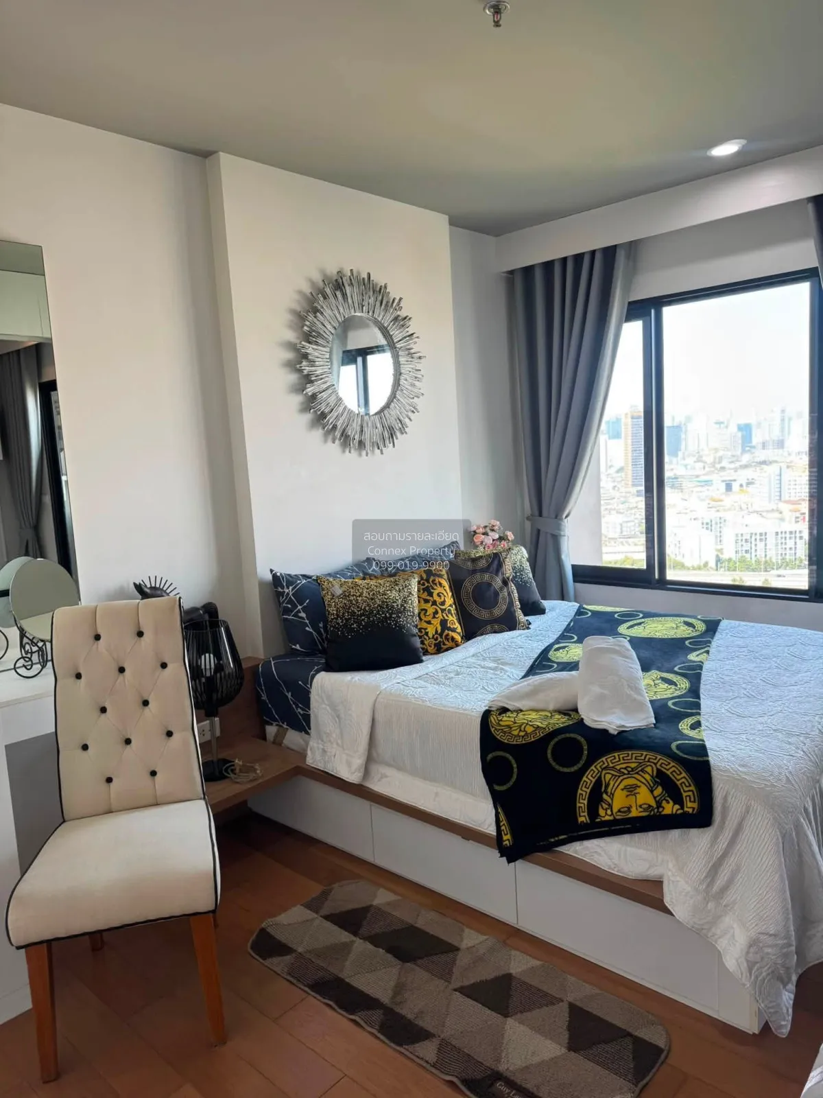 For Rent Condo , Blocs 77 , nice view , high floor , BTS-On Nut , 4
