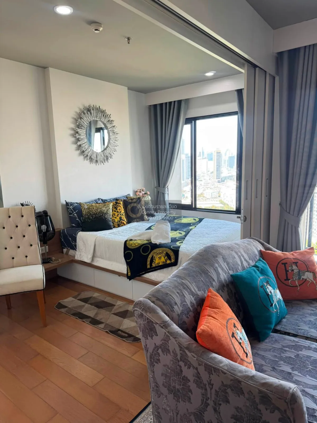 For Rent Condo , Blocs 77 , nice view , high floor , BTS-On Nut ,