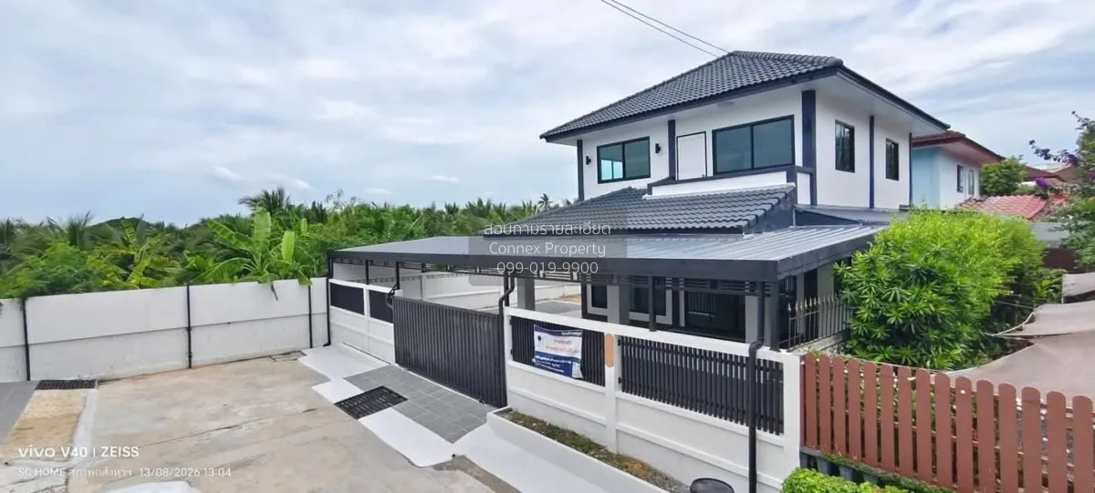 For Sale House , Baan Phra Pin 4 , nice view , corner unit , wide 2