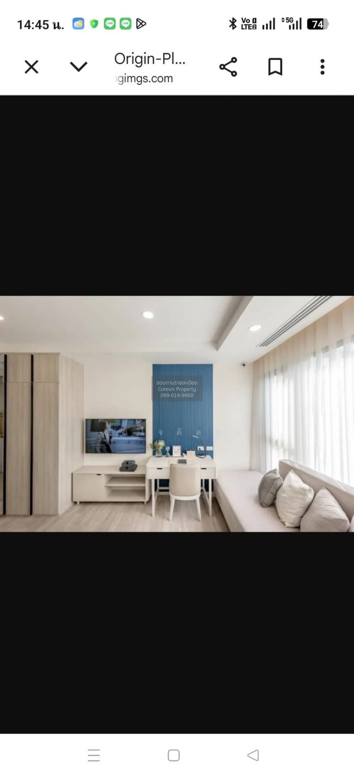 For Sale Condo , Origin Place Bangna , high floor , MRT-Sri Iam , 2