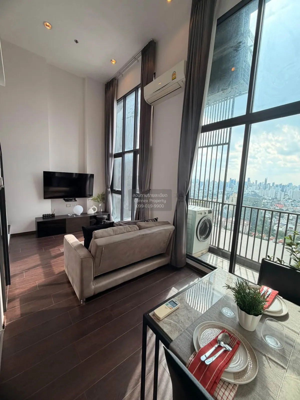 For Rent Condo , C Ekkamai , Duplex , nice view , high floor , BT 3