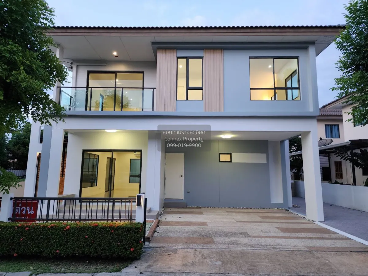 ขายบ้าน  ธนาวิลเลจ พระราม5 – บางใหญ่  รีโนเวทใหม่ บางแม่นาง บางให 1