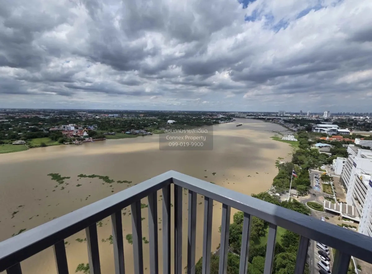 For Rent Condo , Manor Sanambinnam , river view , MRT-Phra Nang K