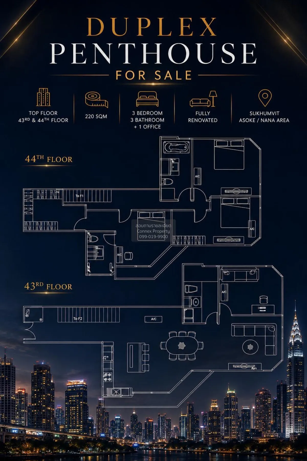 For Sale Condo , Sukhumvit Suite , Duplex , Penthouse , high floo