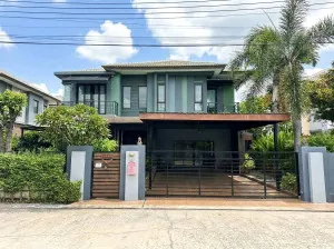 For Rent House , Baan Fah Piyarom Lake Grand De , wide frontage , BTS-Khu Khot , Bueng Kham Phoi , Lam Luk Ka , Pathum Thani , CX-176031