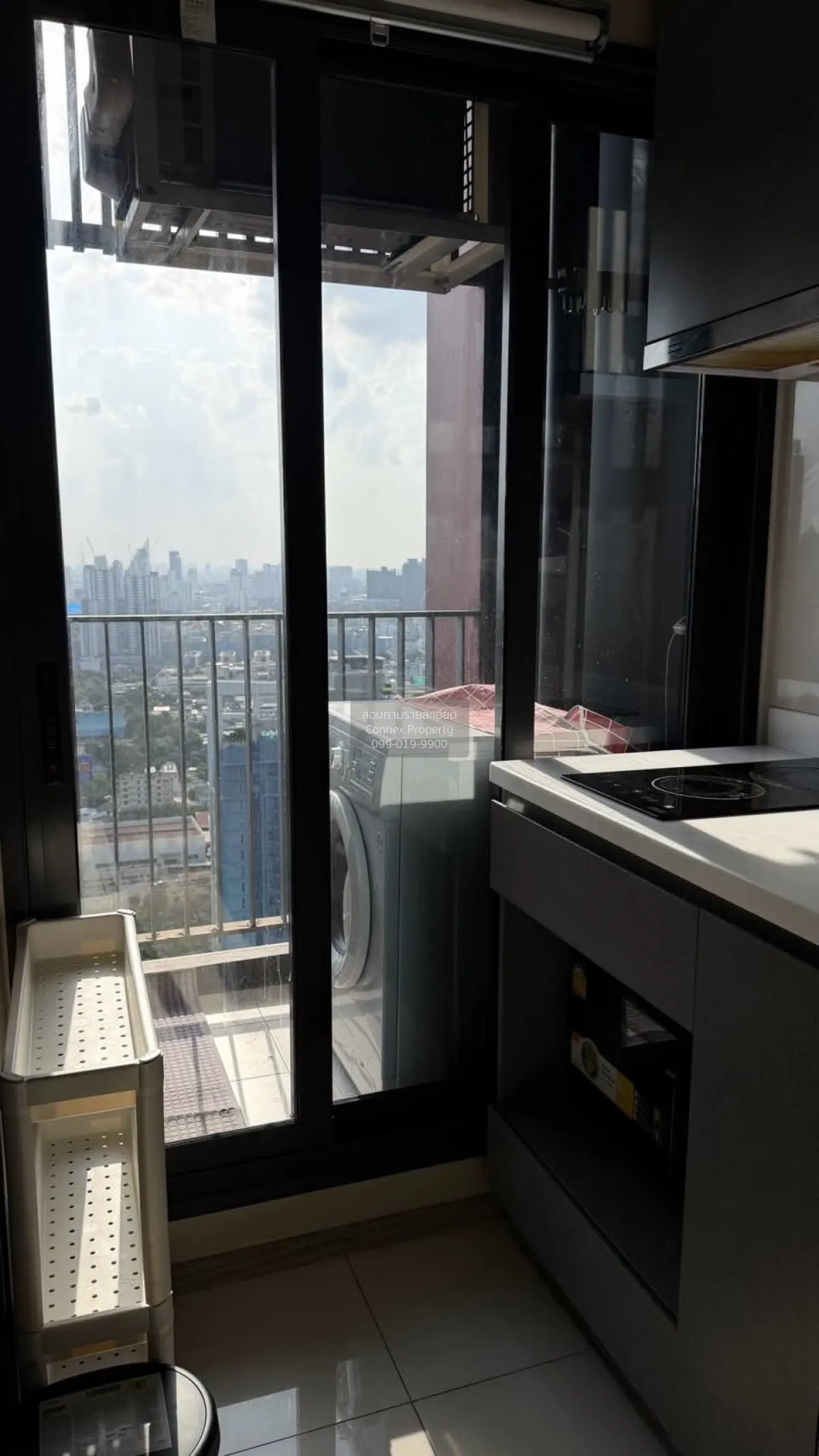 For Rent Condo , Life Asoke Hype Rama 9 , high floor , MRT-Phra R