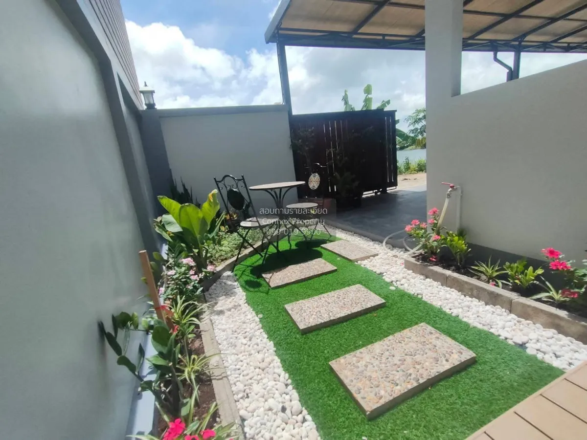For Rent Newly built semi-detached pool villa in Chalong, Phuket.