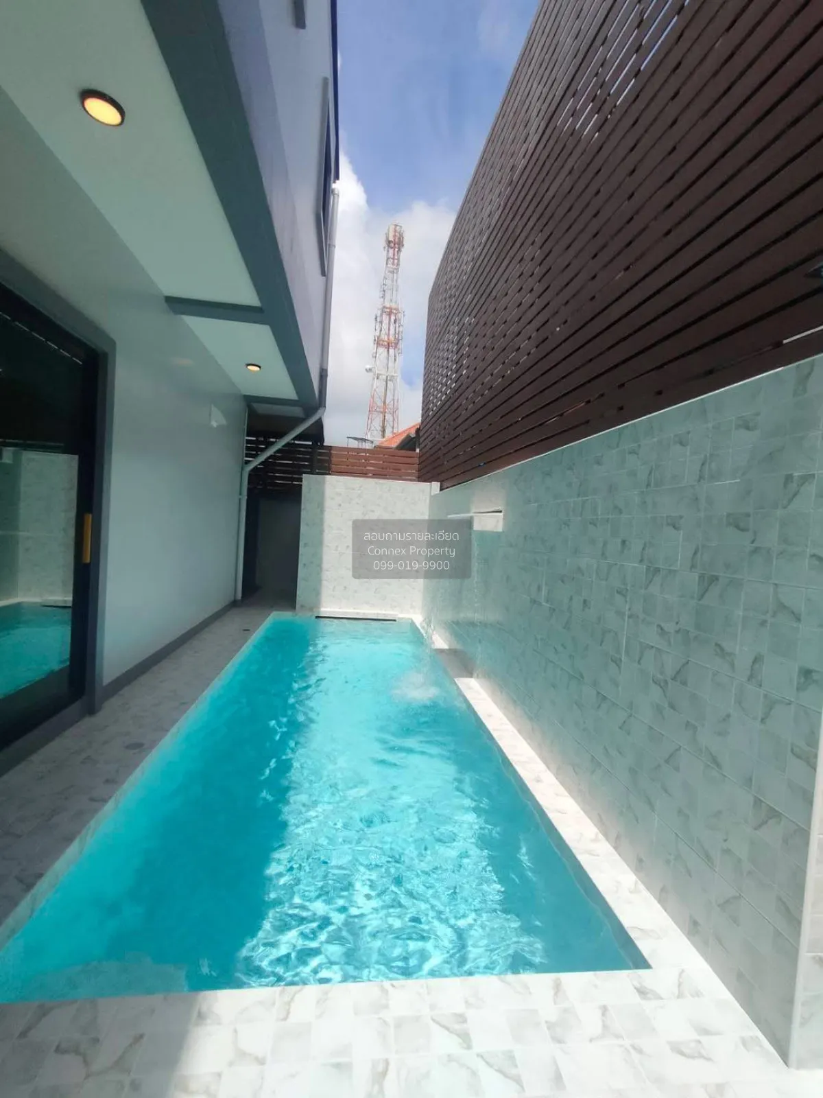 For Rent Newly built semi-detached pool villa in Chalong, Phuket.