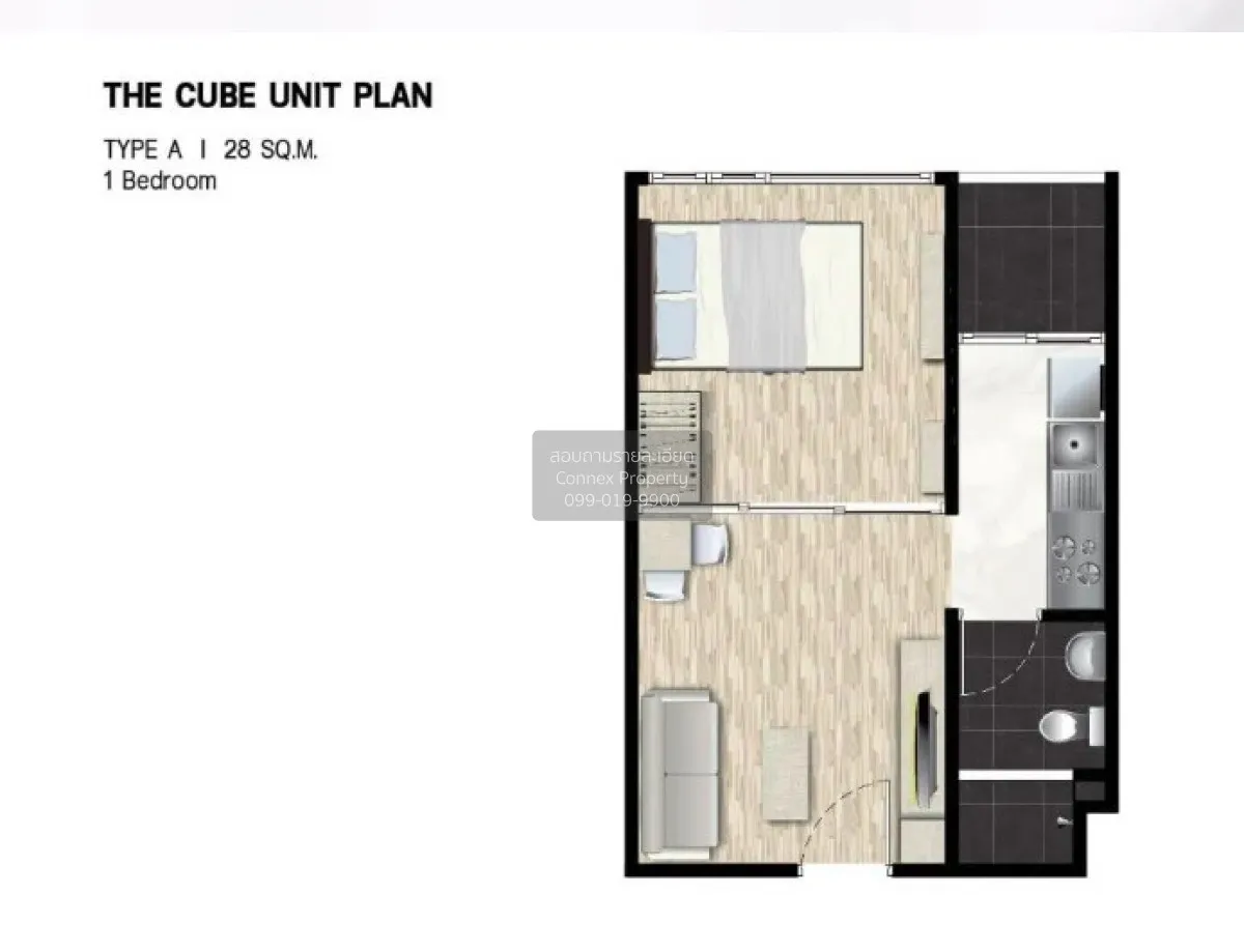 For Sale Condo , The Cube Urban Sathorn - Chan , nice view , Wat 