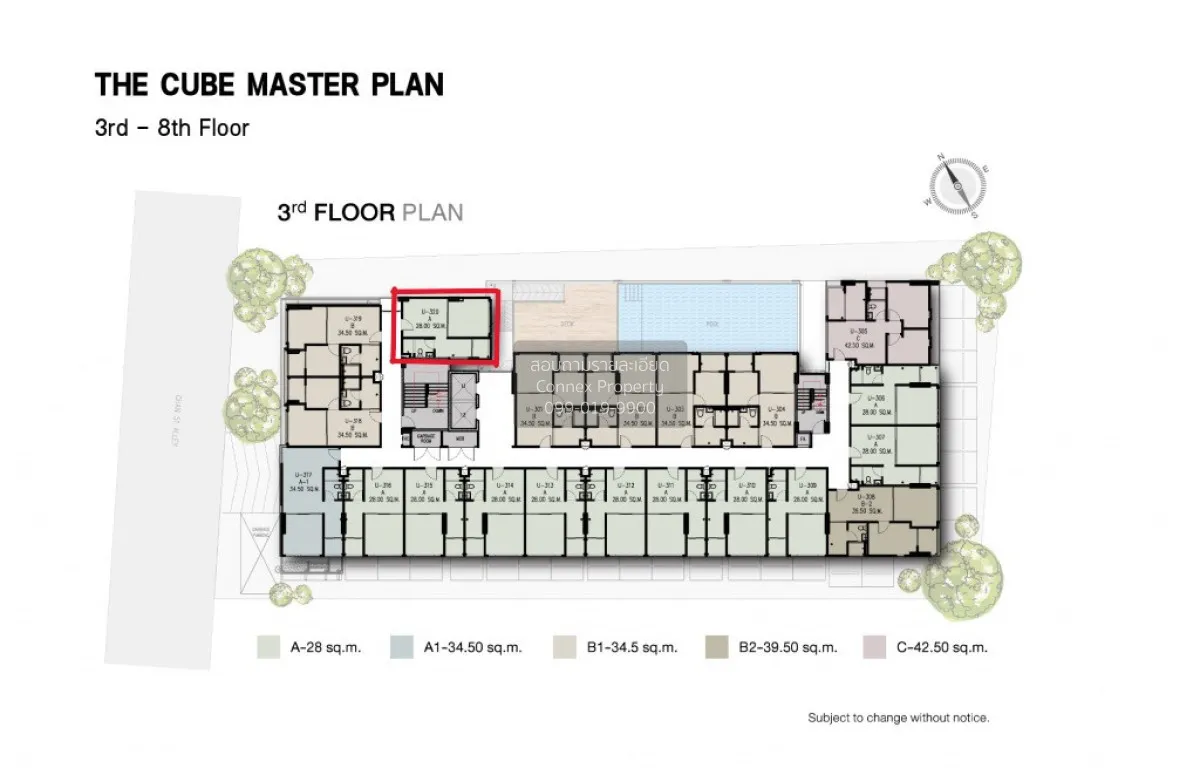 For Sale Condo , The Cube Urban Sathorn - Chan , nice view , Wat 