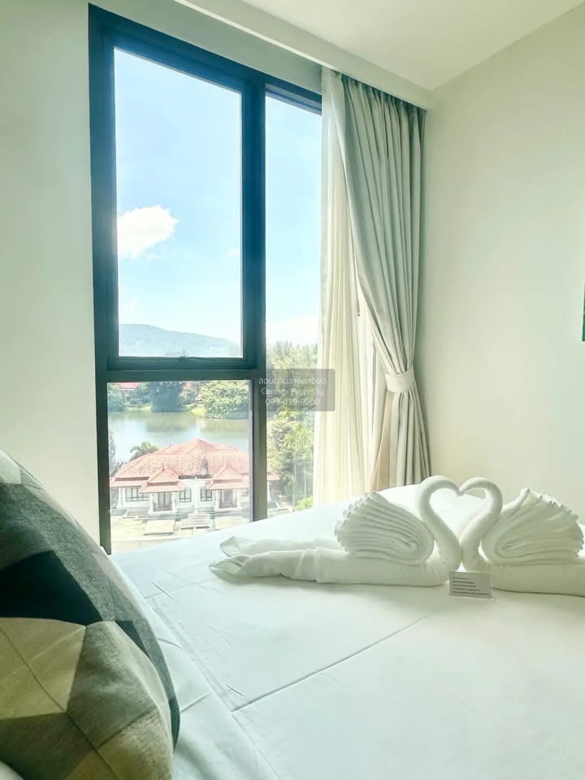 For Rent Condo , Skypark Aurora Laguna , high floor , river view  3