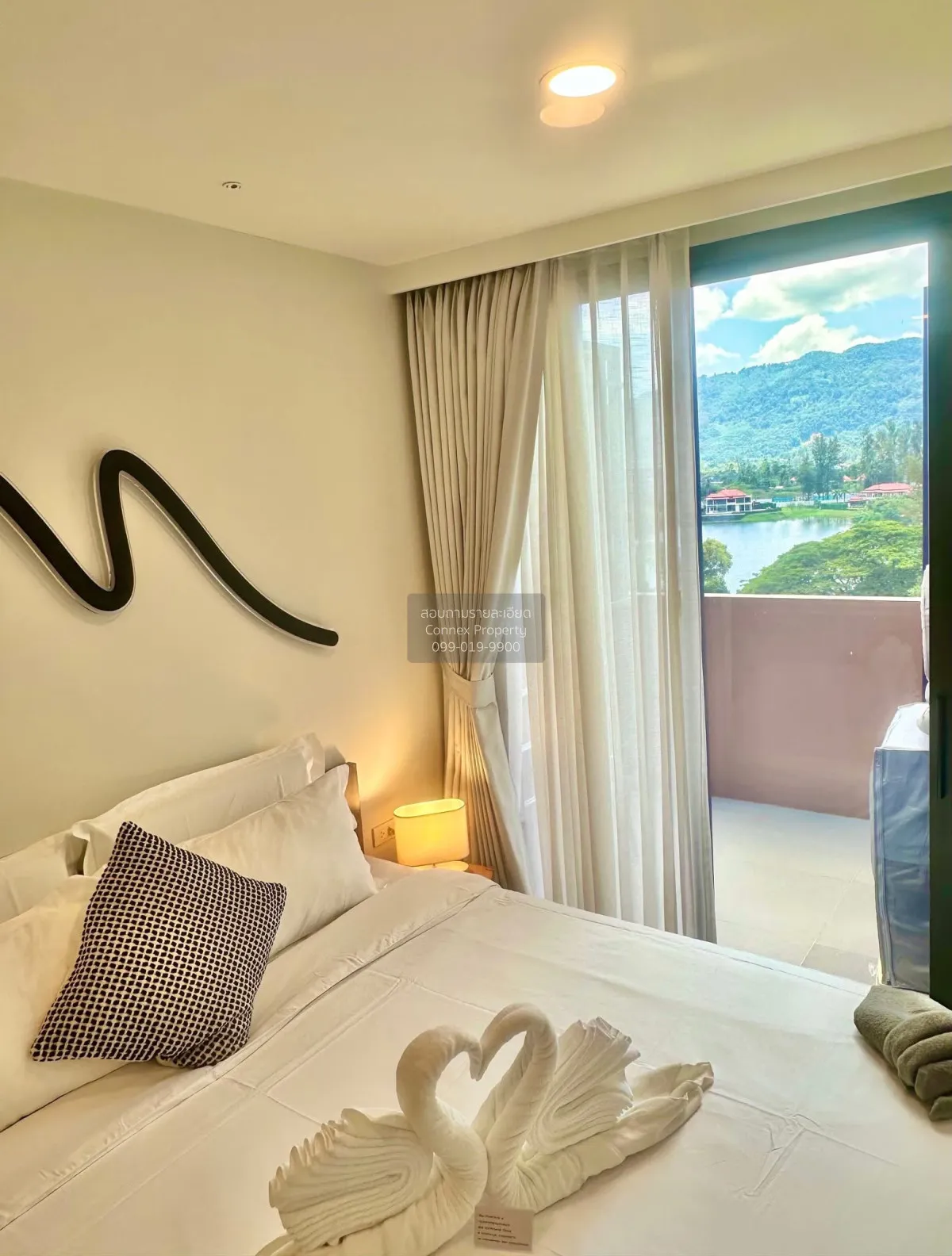 For Rent Condo , Skypark Aurora Laguna , high floor , river view 