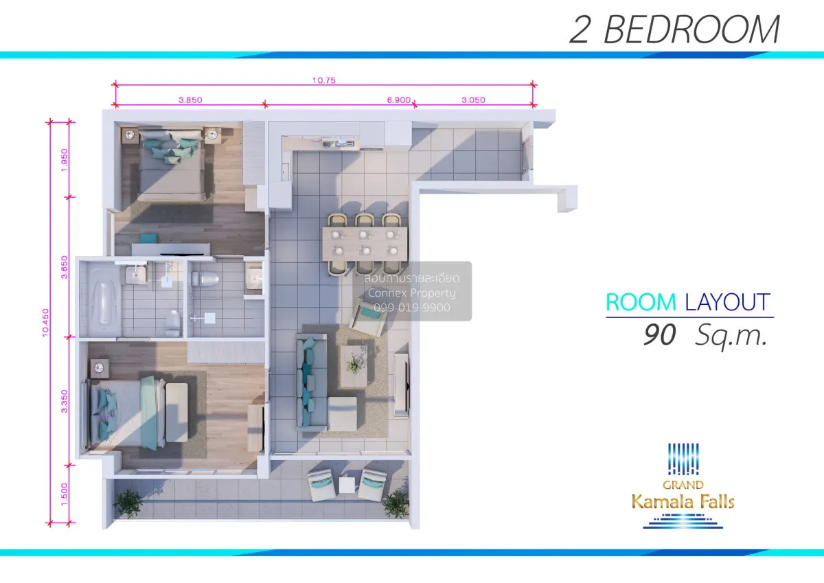 For Sale Condo , Kamala Falls , nice view , wide frontage , Kamal
