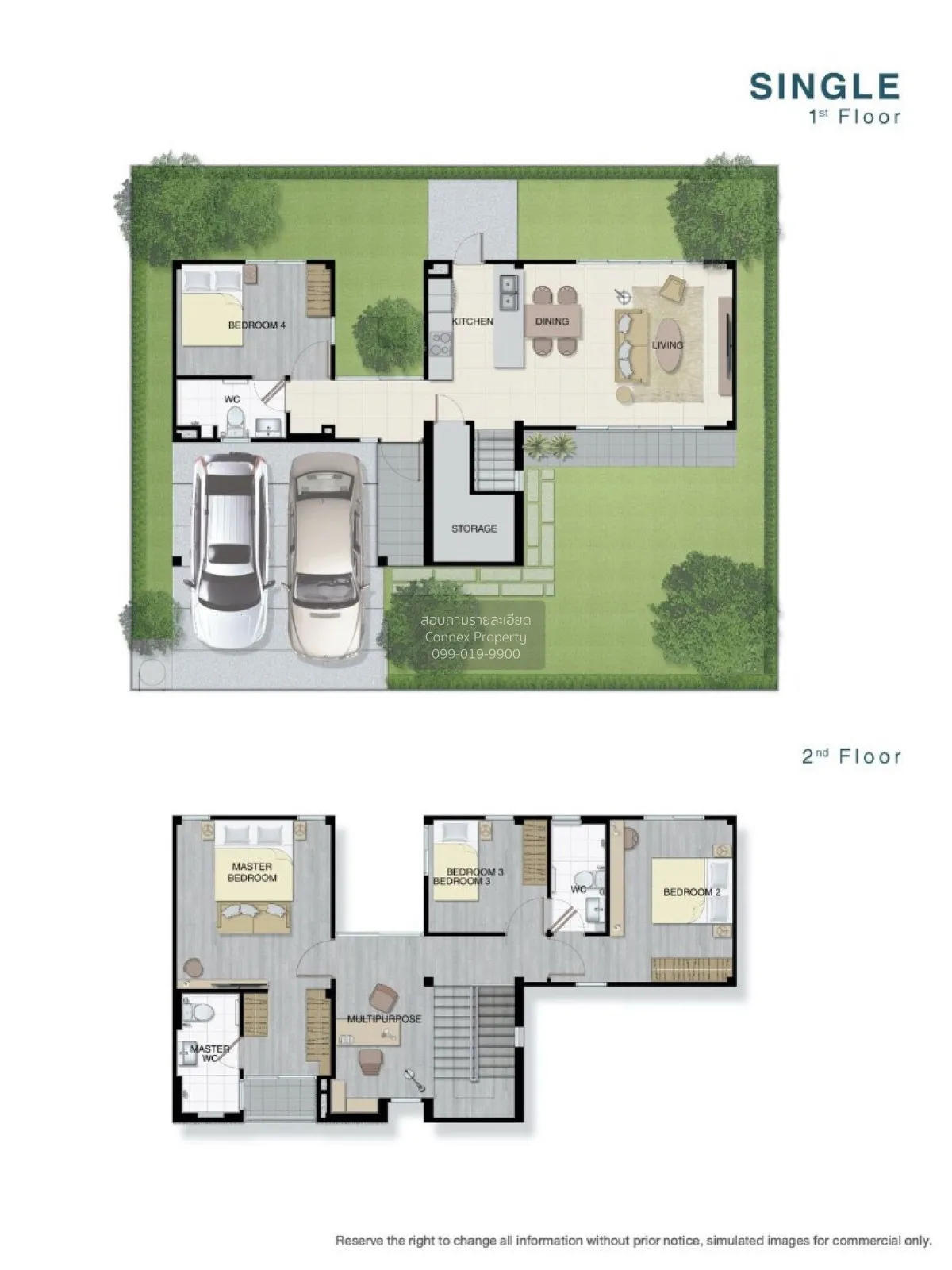 ขายบ้าน  โนเบิล เกเบิล วัชรพล คลองถนน เขต สายไหม กรุงเทพ CX-17944